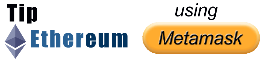 Metamask tip button